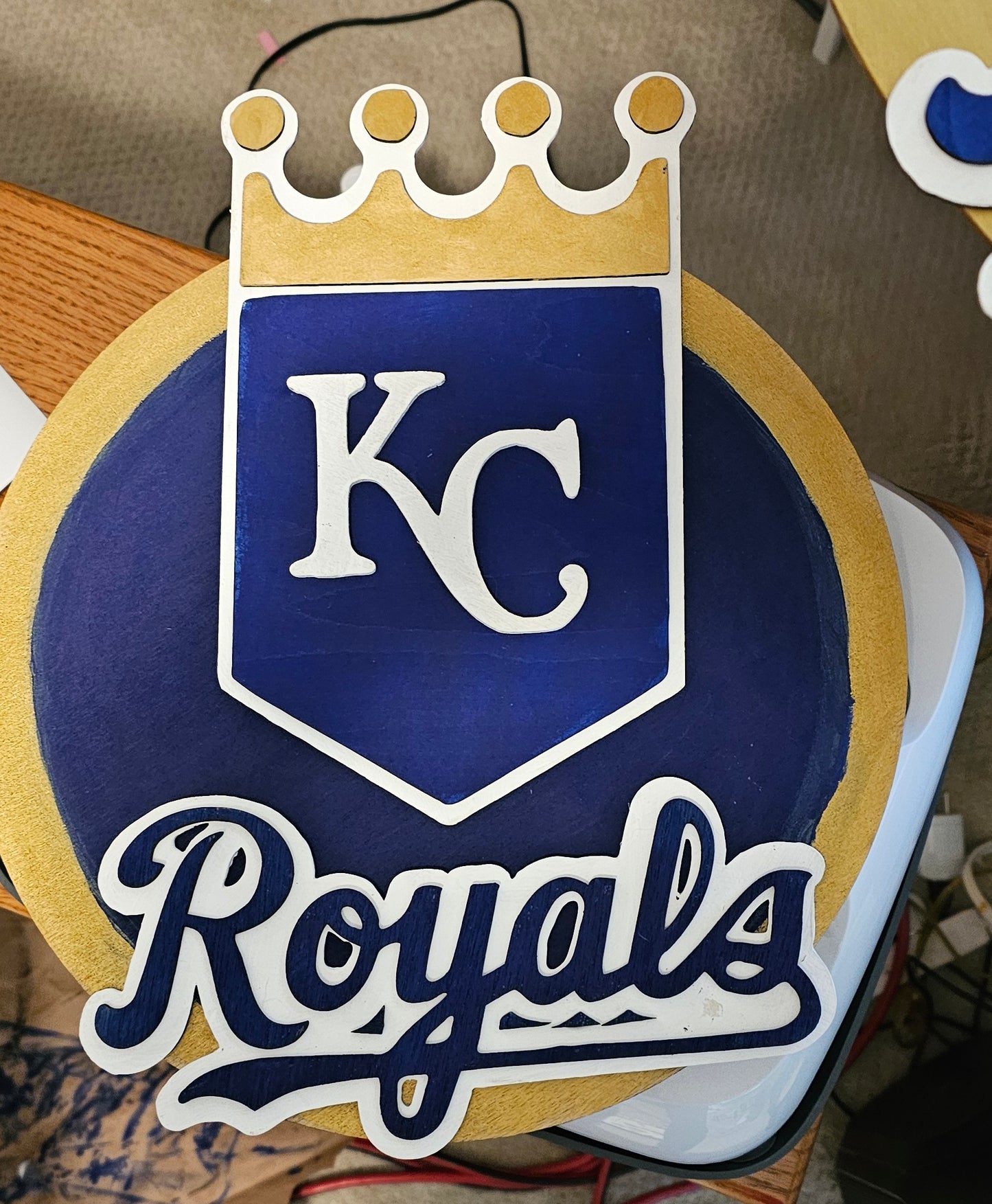 Kansas City Royals Decor, Royals Welcome Sign, KC Royals Door Hanger - 2 styles