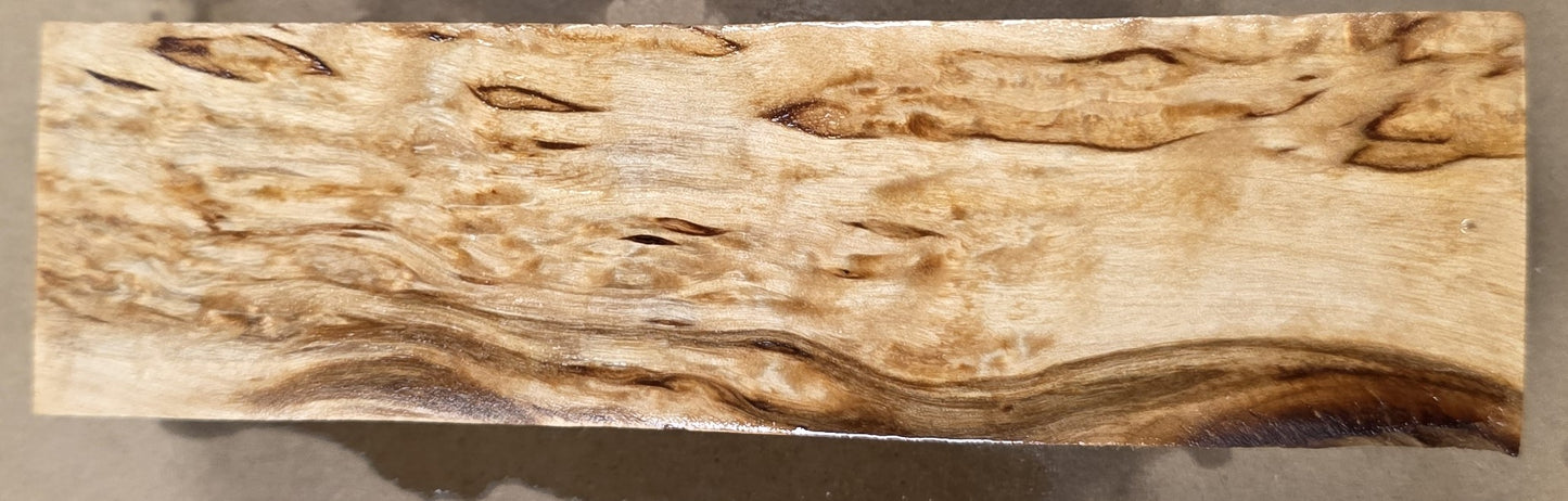 Stabilized Karelian Birch Wood Blank - 6" x 1-7/8" x 1-7/8"