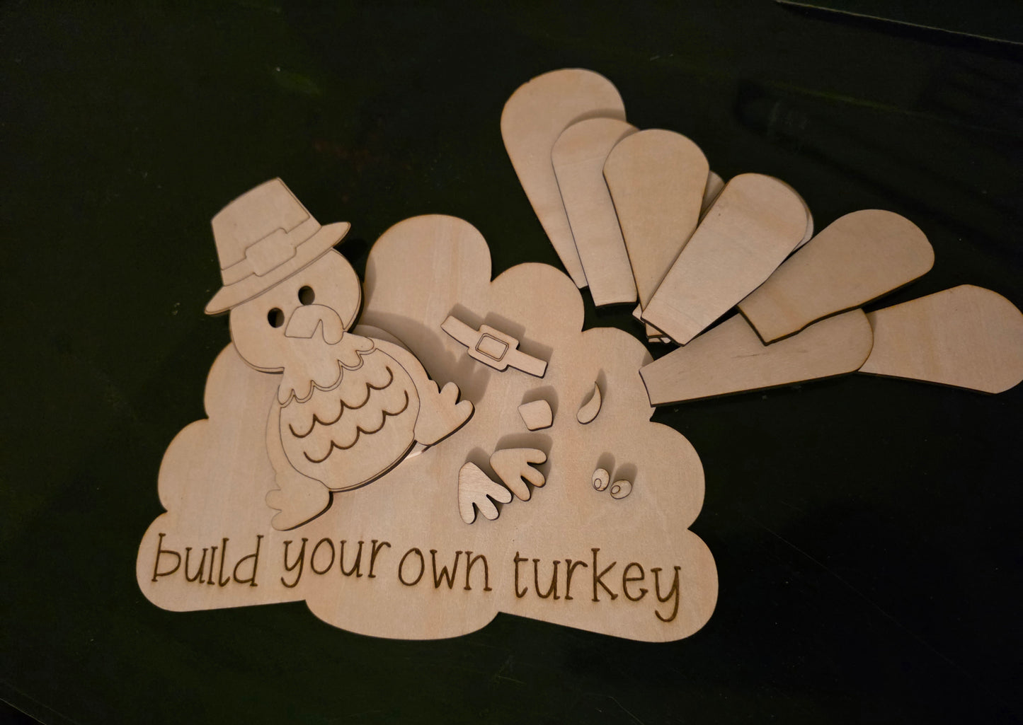 Build your own turkey craft kit