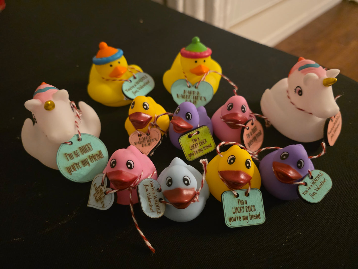Rubber Ducky Valentine's Day Card