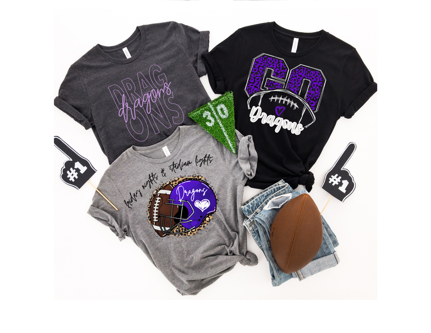 Pittsburg Dragons Set 2 Graphic Tees