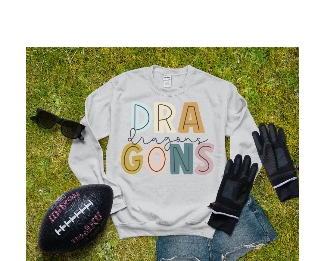 Pittsburg Dragons Graphic Sweatshirts Gildan
