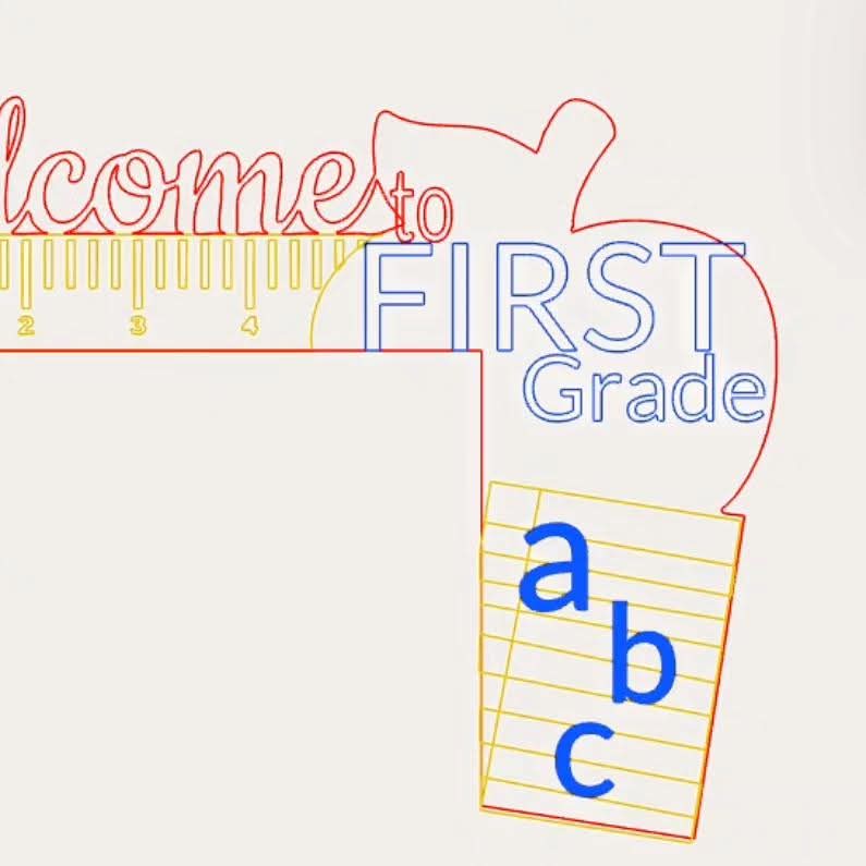 Classroom Door Sign, Corner Sign, Personalized for Grade level, subjects mascots