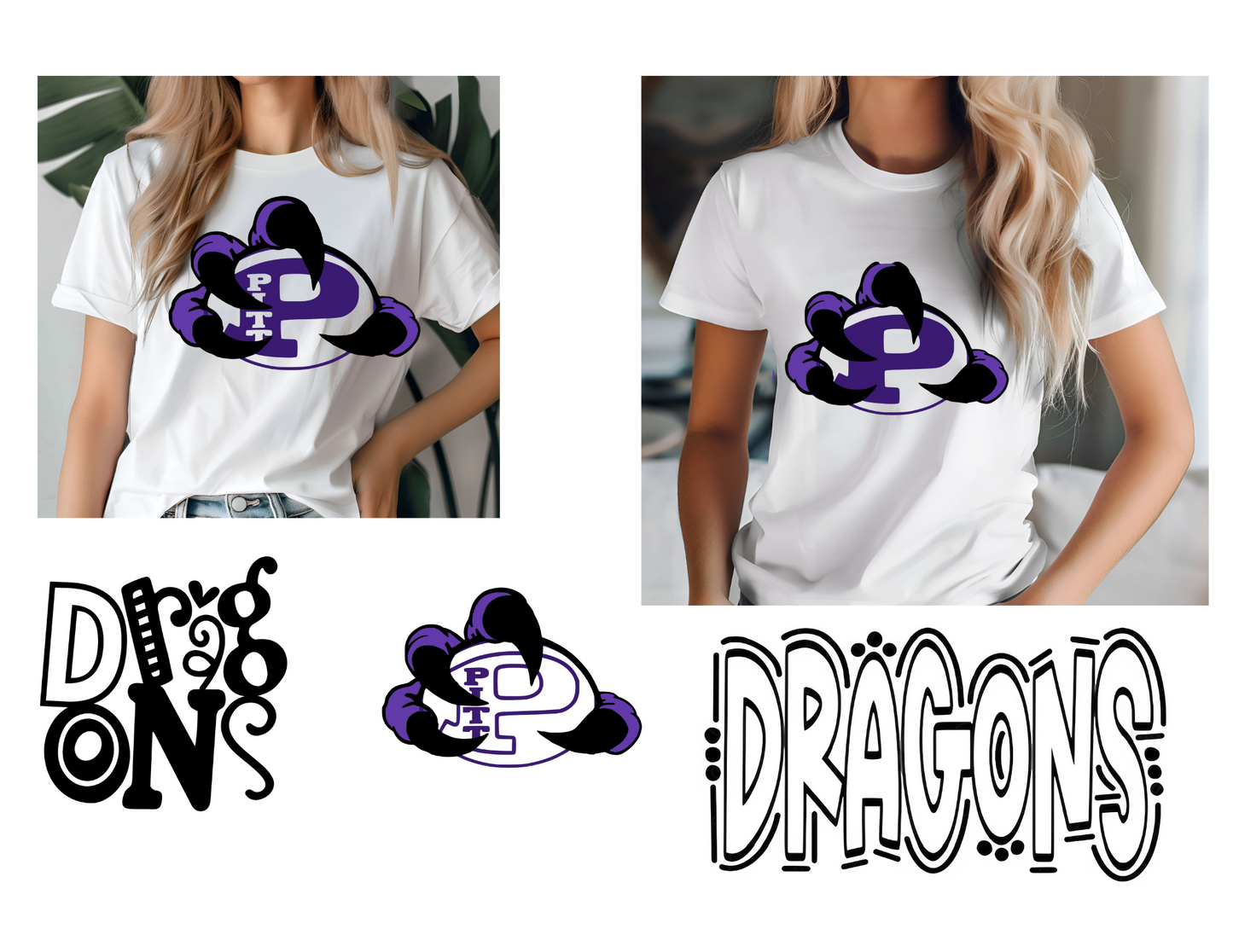 Pittsburg Dragons Graphic Sweatshirts Gildan