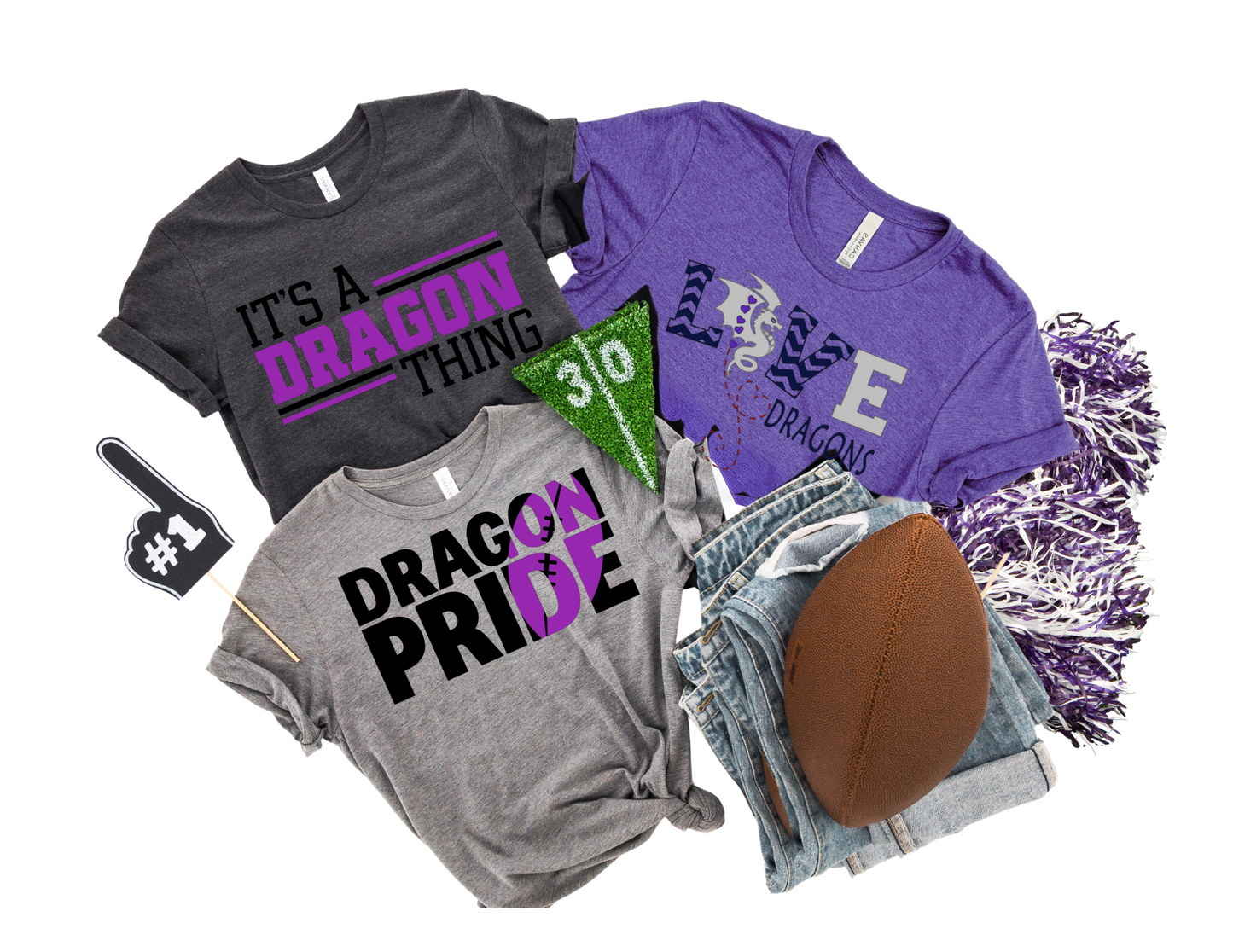 Pittsburg Dragons Set 2 Graphic Tees