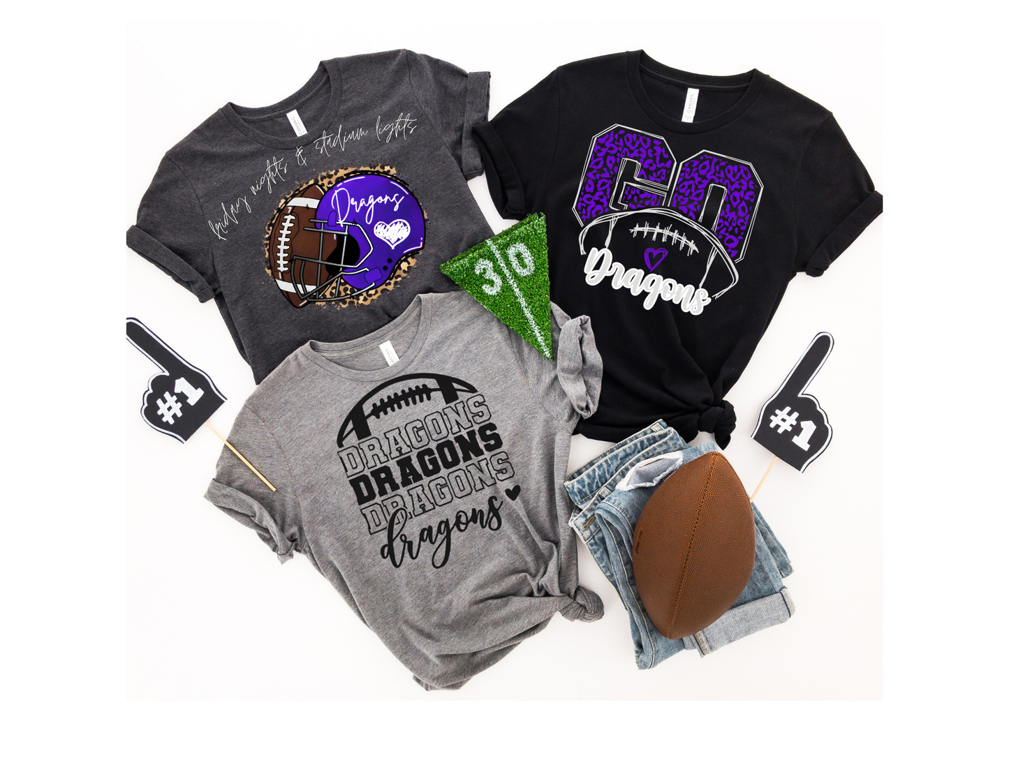 Pittsburg Dragons Set 2 Graphic Tees