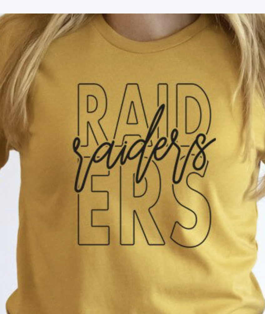 Raiders Pride Long Sleeve Tee Shirts - Frontenac Kansas Raiders