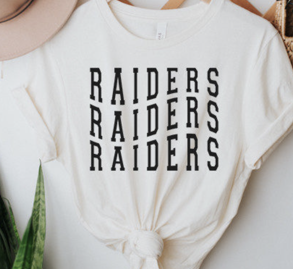 Raiders Pride Long Sleeve Tee Shirts - Frontenac Kansas Raiders