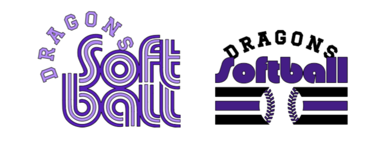 Dragons Softball Shirt | Team Spirit Tee | Purple Softball Fan Shirt | Game Day Shirt | Dragons Softball Apparel