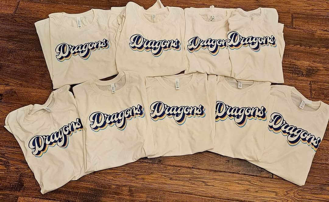 Dragons Pride Tee Shirt on Bella Canvas Shirts, 11 Design Options