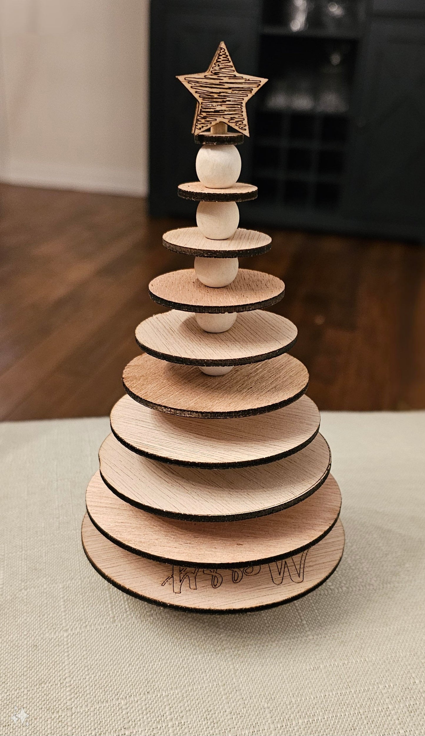 Christmas Decor,DIY Christmas Build your own Christmas Tree Kit, 6 inch wooden tree kit, make it your own, craft kit