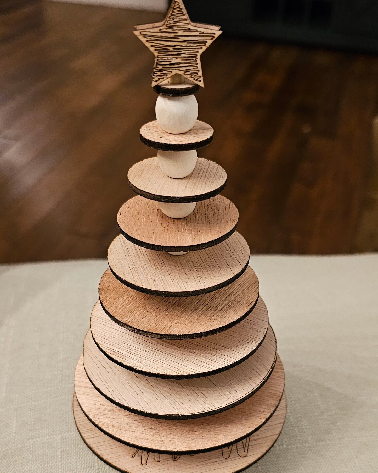 Christmas Decor,DIY Christmas Build your own Christmas Tree Kit, 6 inch wooden tree kit, make it your own, craft kit