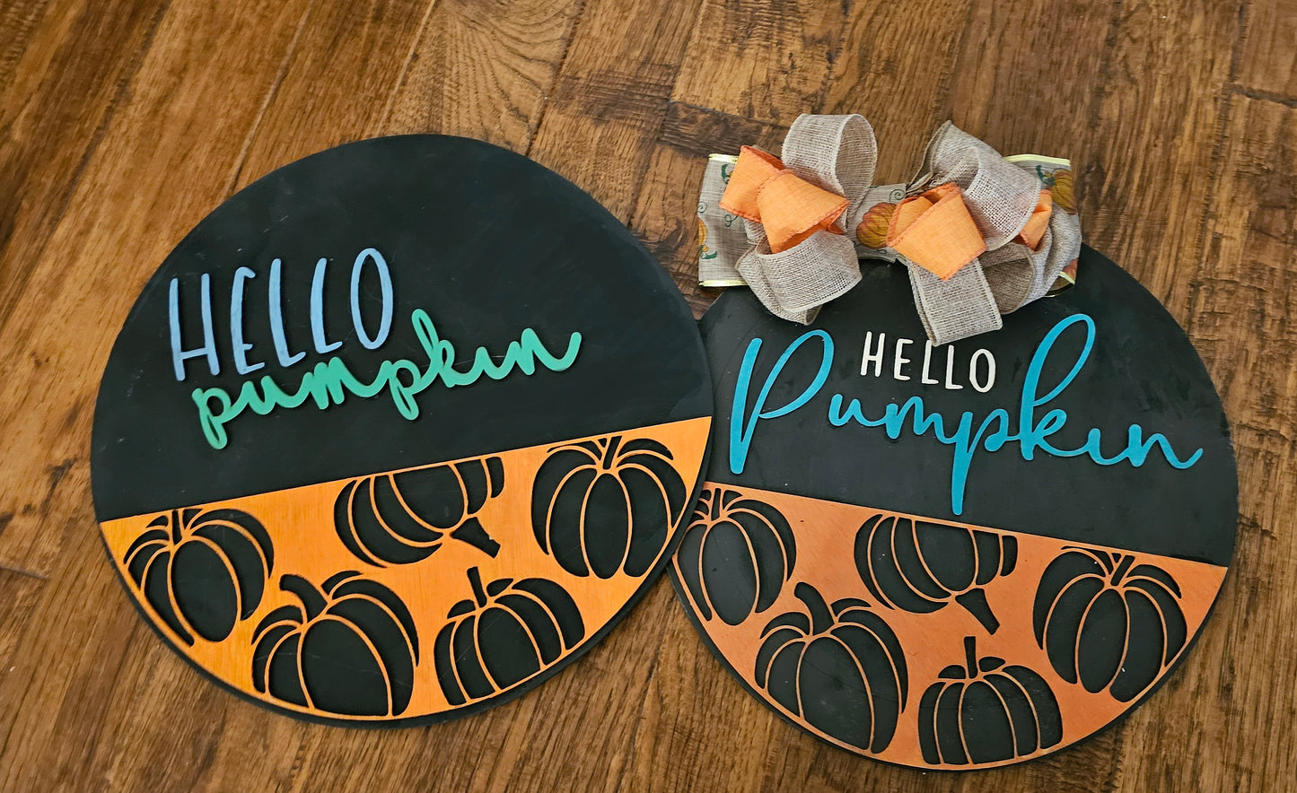 Fall Decor, Pumpkin Decor, Hello Pumpkin Door Hanger, Fall Welcome Sign, Hello Pumpkin Door Hanger, Autumn Porch Decor