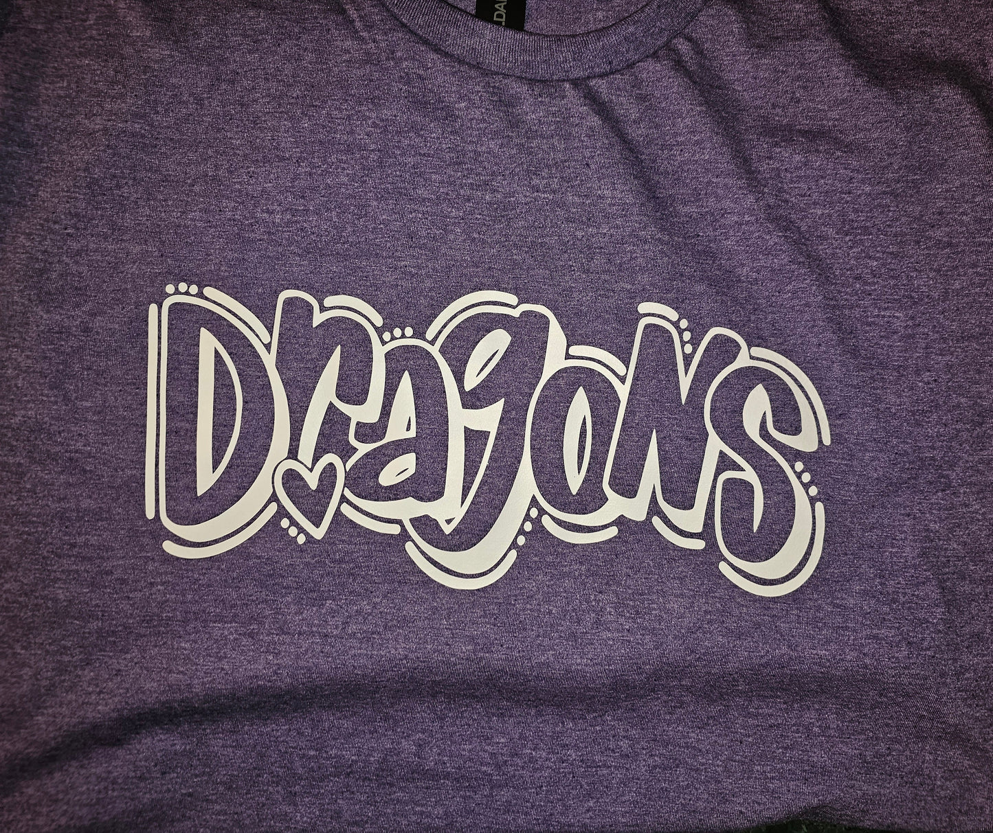 Dragons Pride Tee Shirt on Bella Canvas Shirts, 11 Design Options
