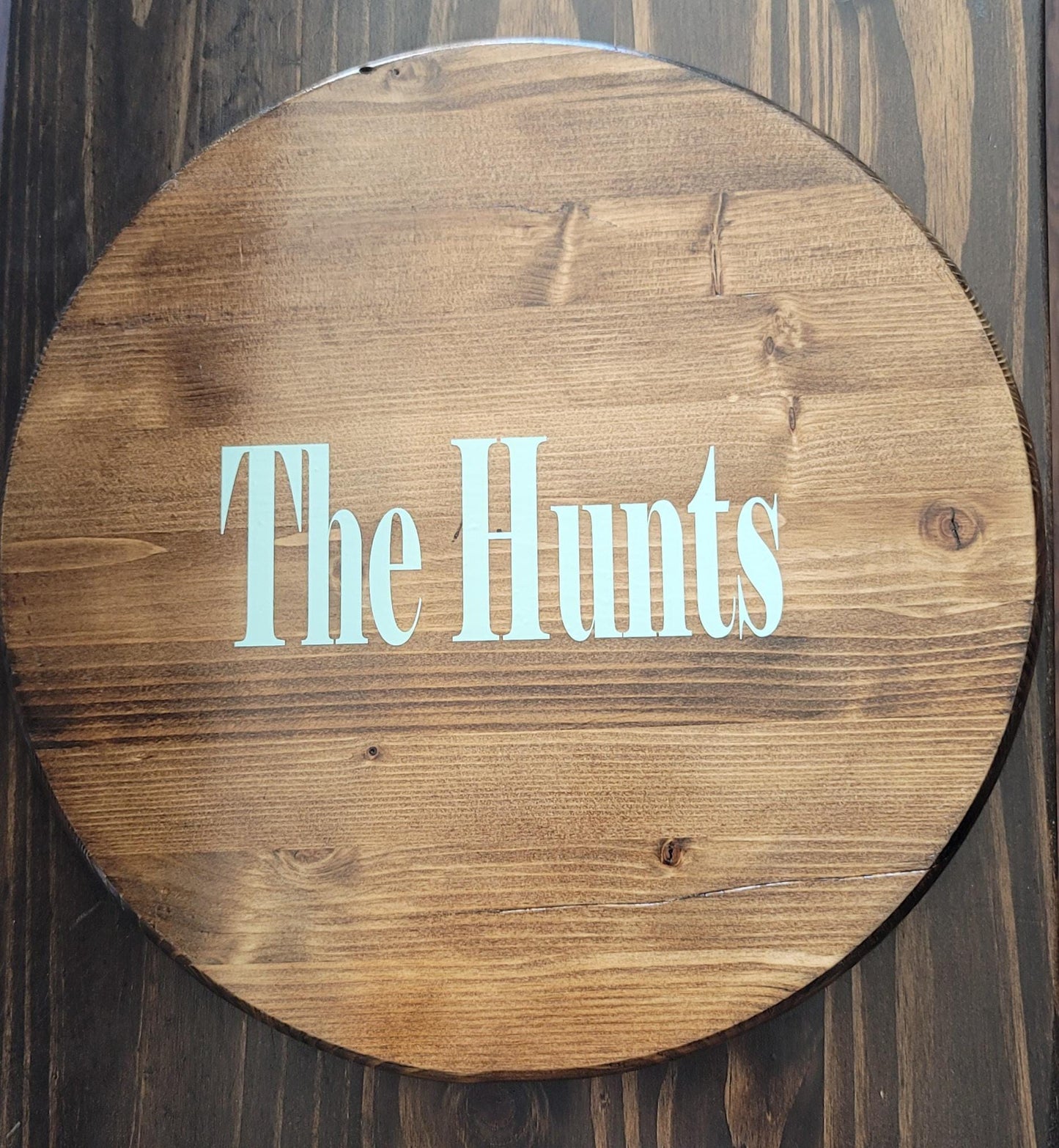 Personalized Lazy Susan with Monogram Last Name - Custom Wedding Gift & Housewarming Present
