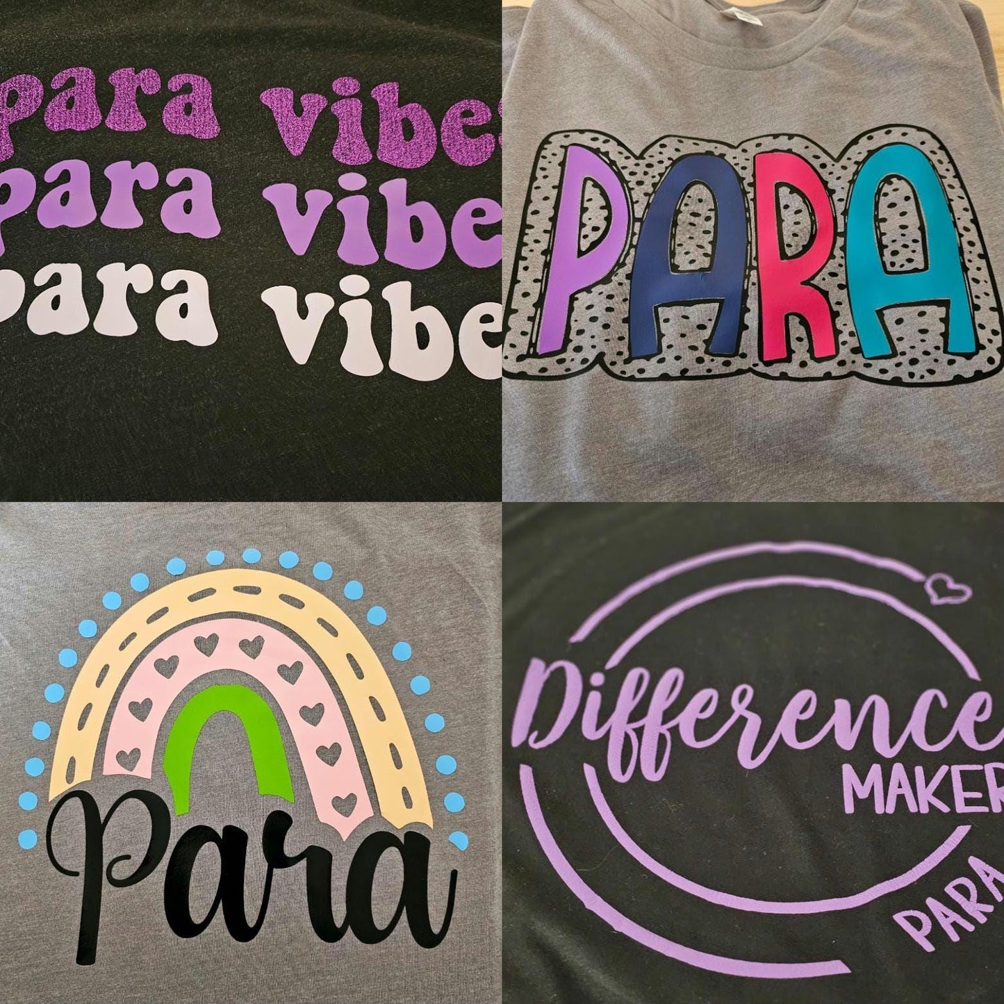 Classroom Paraprofessional Shirt – 4 Styles Comfortable Teacher Aid Tee, Gift for Paras & School Support Staff