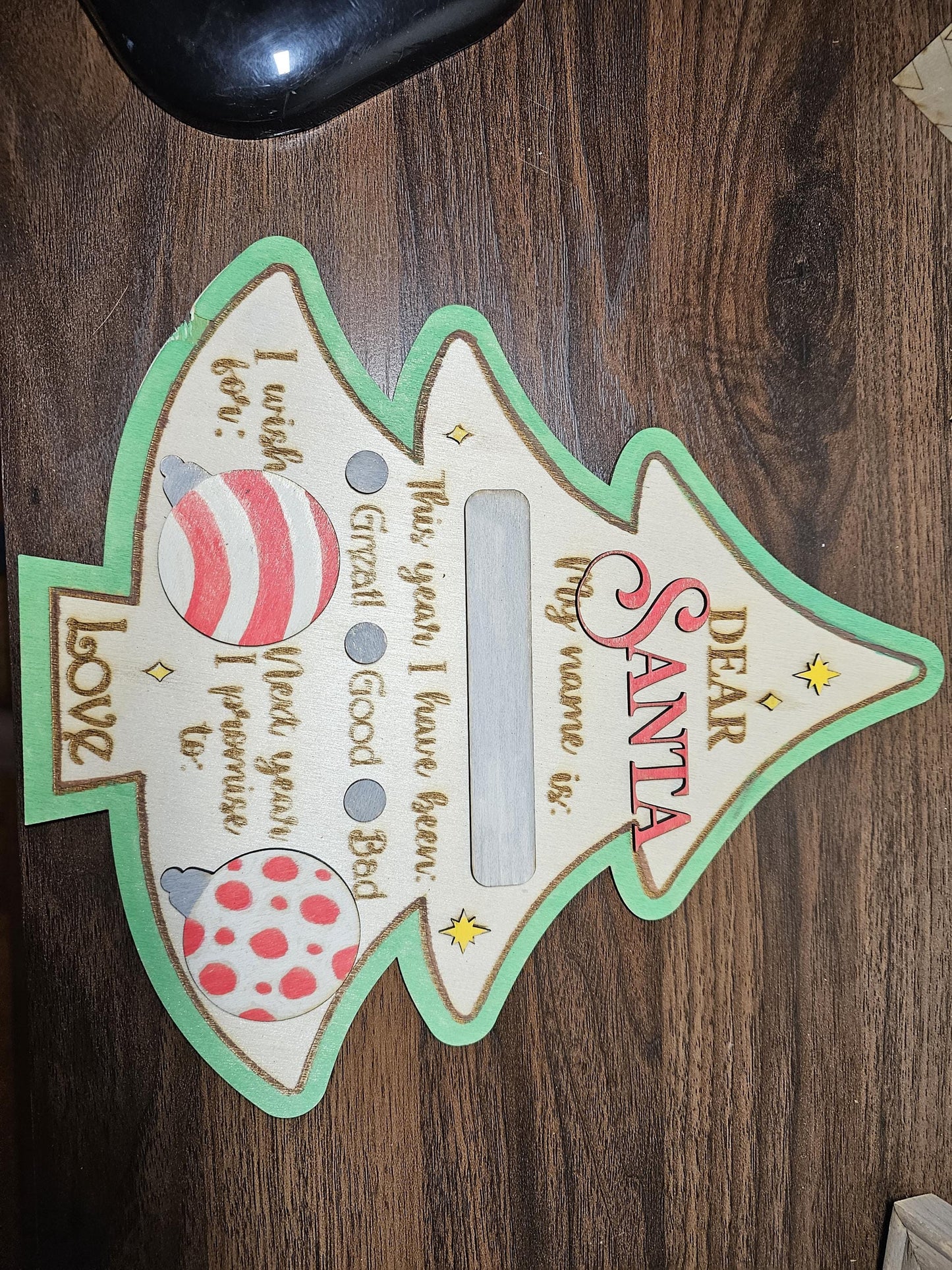 Custom Christmas Wish Sign, Christmas Wish