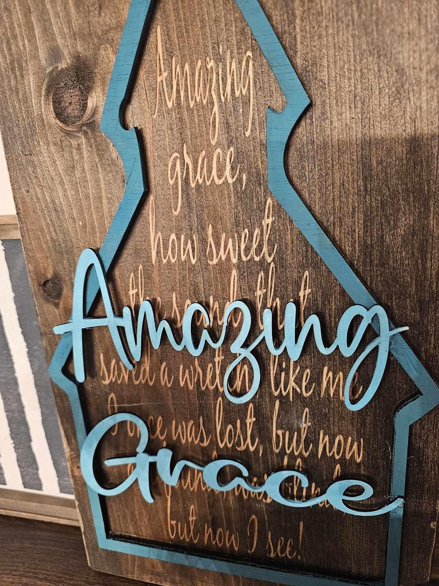 Custom Song Lyric Gift, Custom 3D Song Lyric Sign, Song Lyric Engraving, Song lyrics in 3D