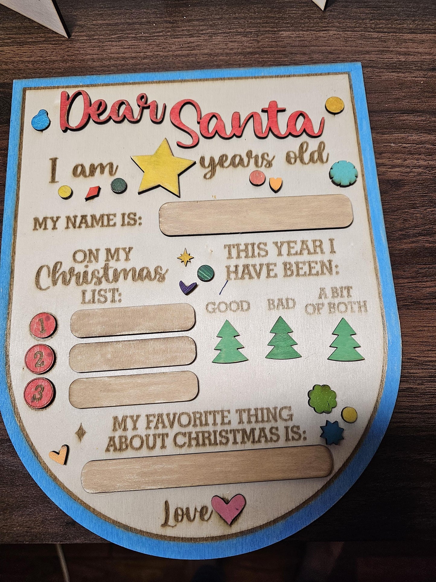 Custom Christmas Wish Sign, Christmas Wish
