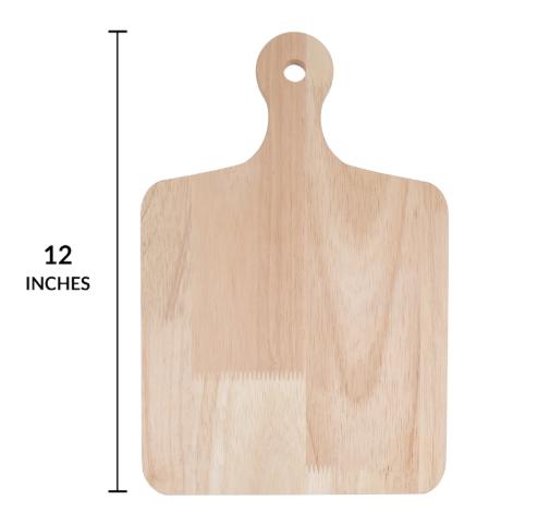 Personalized Decorative Square Tray, Customizable Wood Serving Tray with Handle