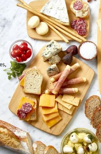 Personalized Reversible Bamboo Cutting Board 8x5.5 Cheese Board Charcuterie Serving Platter Gift