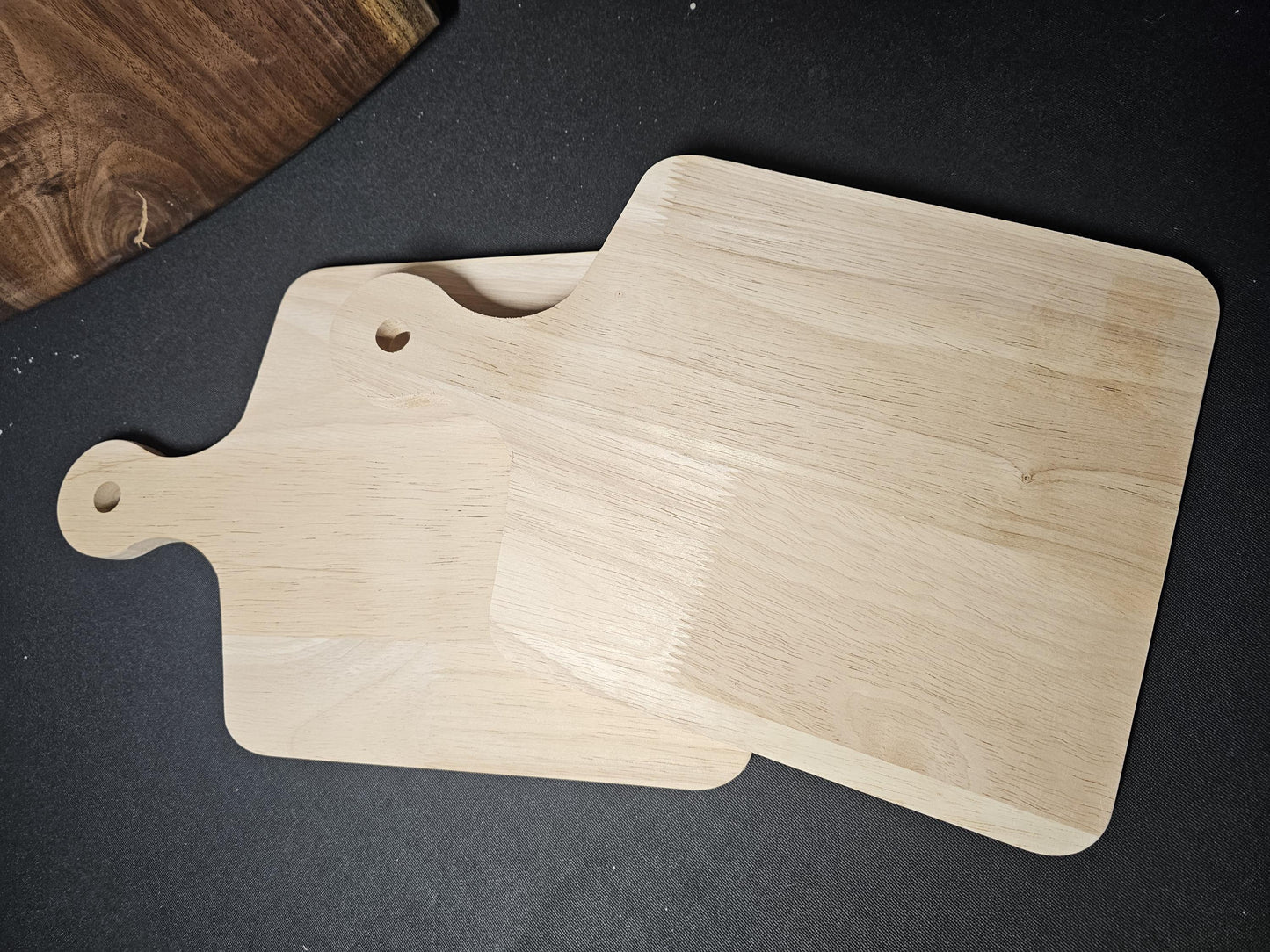 Personalized Decorative Square Tray, Customizable Wood Serving Tray with Handle