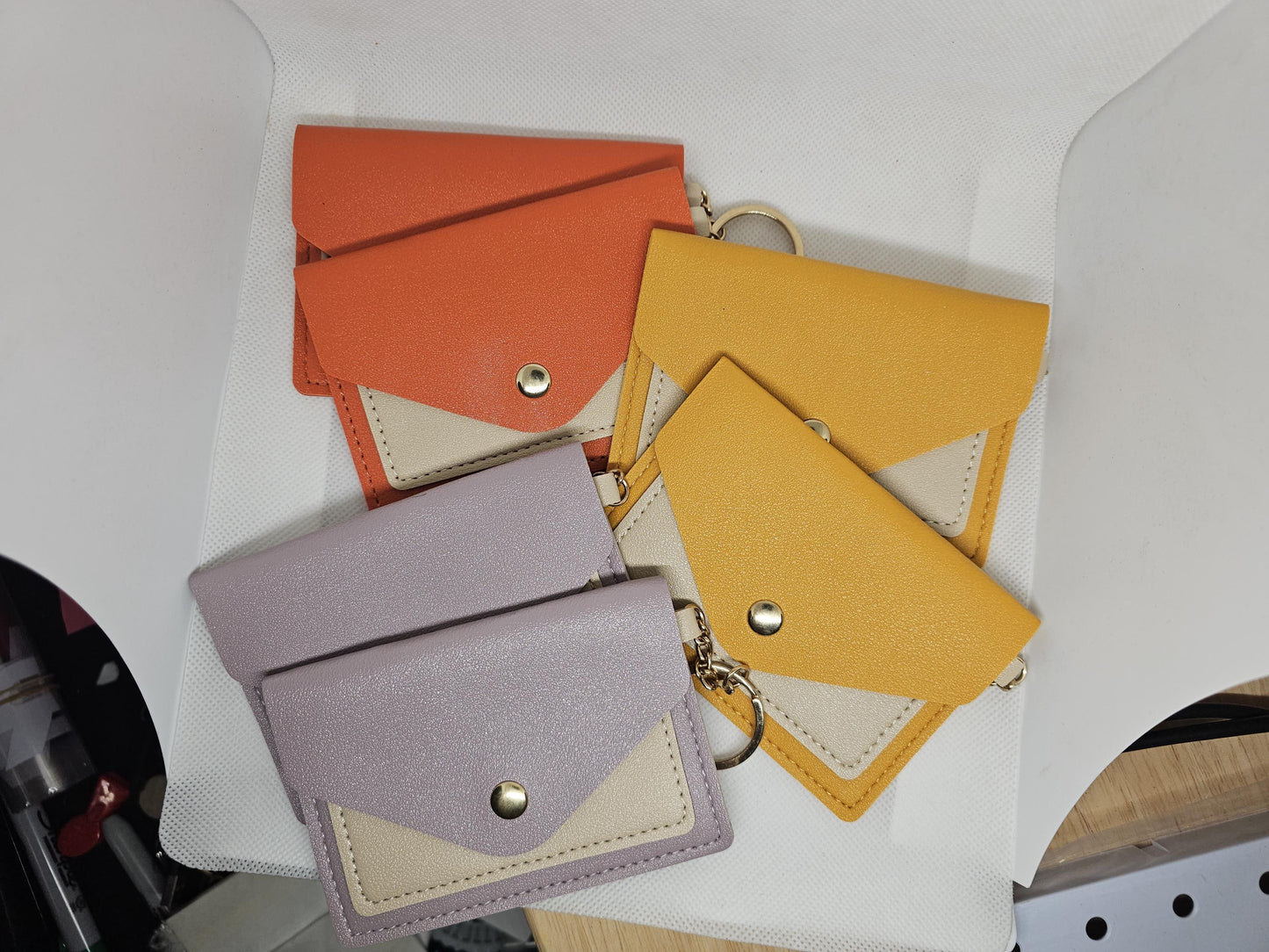 Personalized Wristlet, Wallet, or keychain Great gift & perfect size. Sleek design personalized with intitials or name