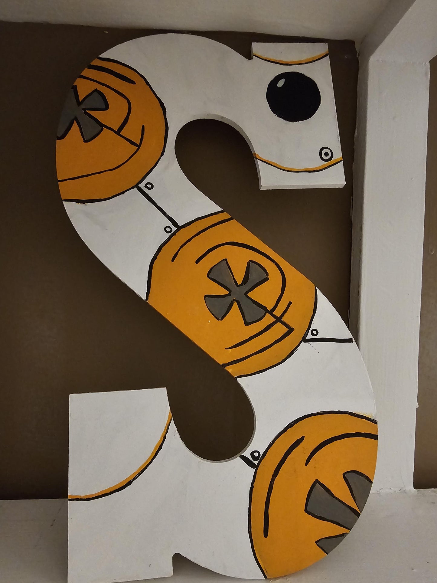 Hand Painted 10 Inch Character Letters—Custom Decorative Alphabet for Nursery, Bedroom & Kids’ Rooms, 15 per letter