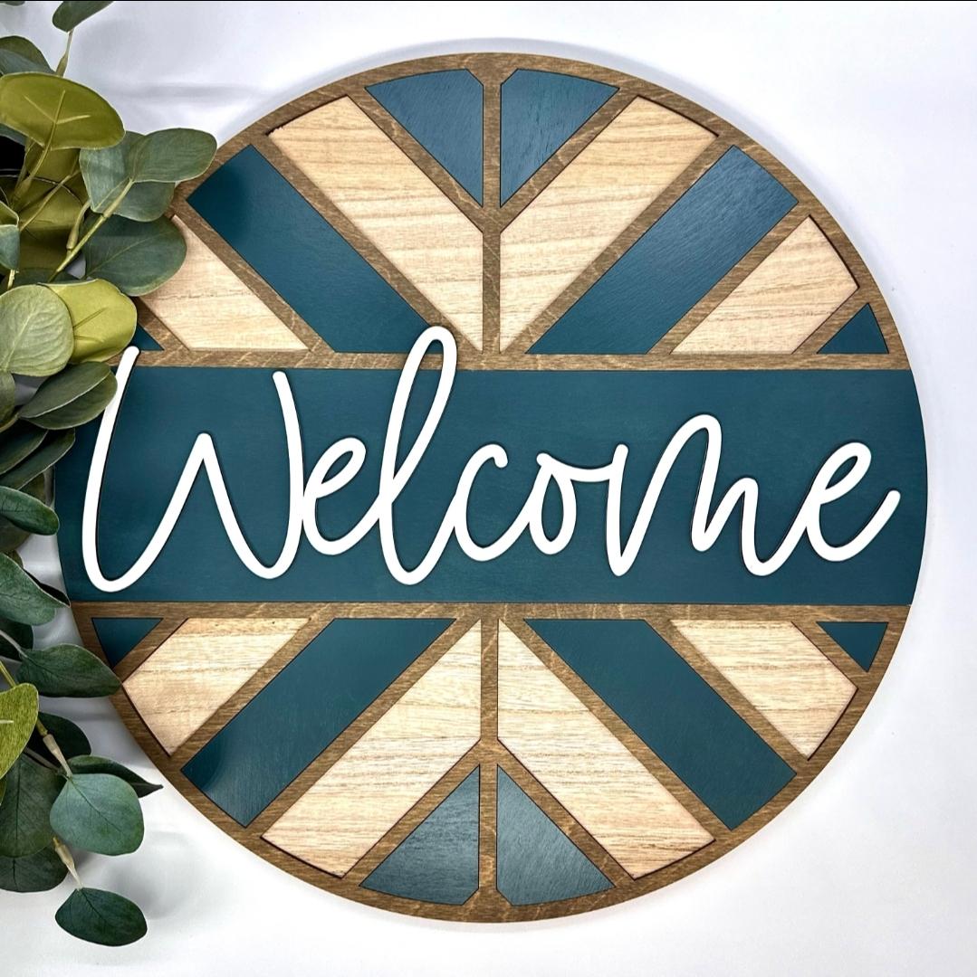 DIY Door Hanger Kit | Welcome Sign Craft Kit | 27 DESIGNS |