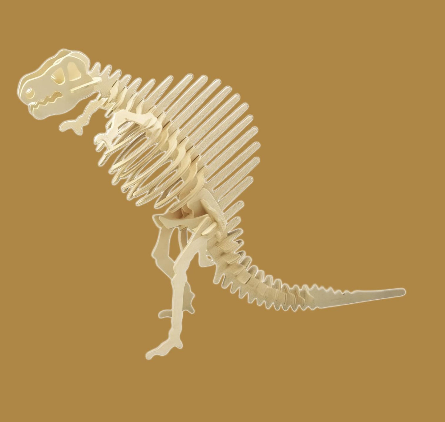 Dinosaur Build and Paint Set: DIY wooden Craft Decor Gift for kids