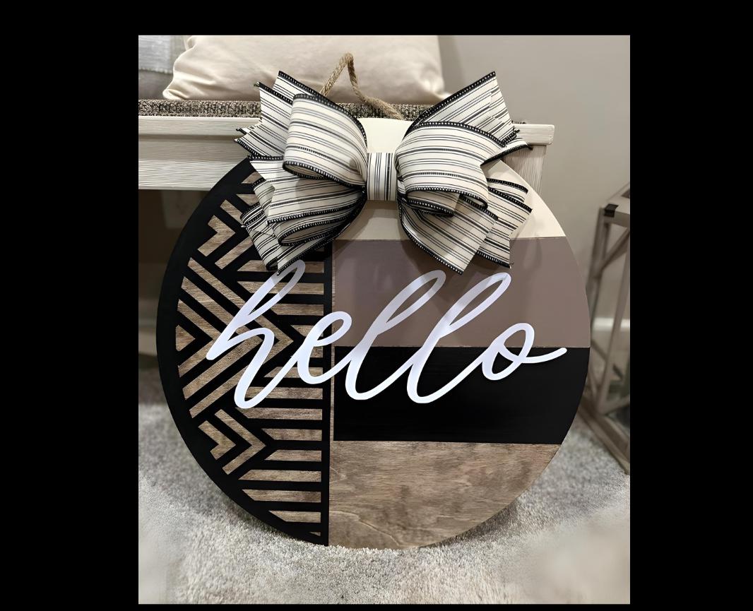 DIY Door Hanger Kit | Welcome Sign Craft Kit | 27 DESIGNS |