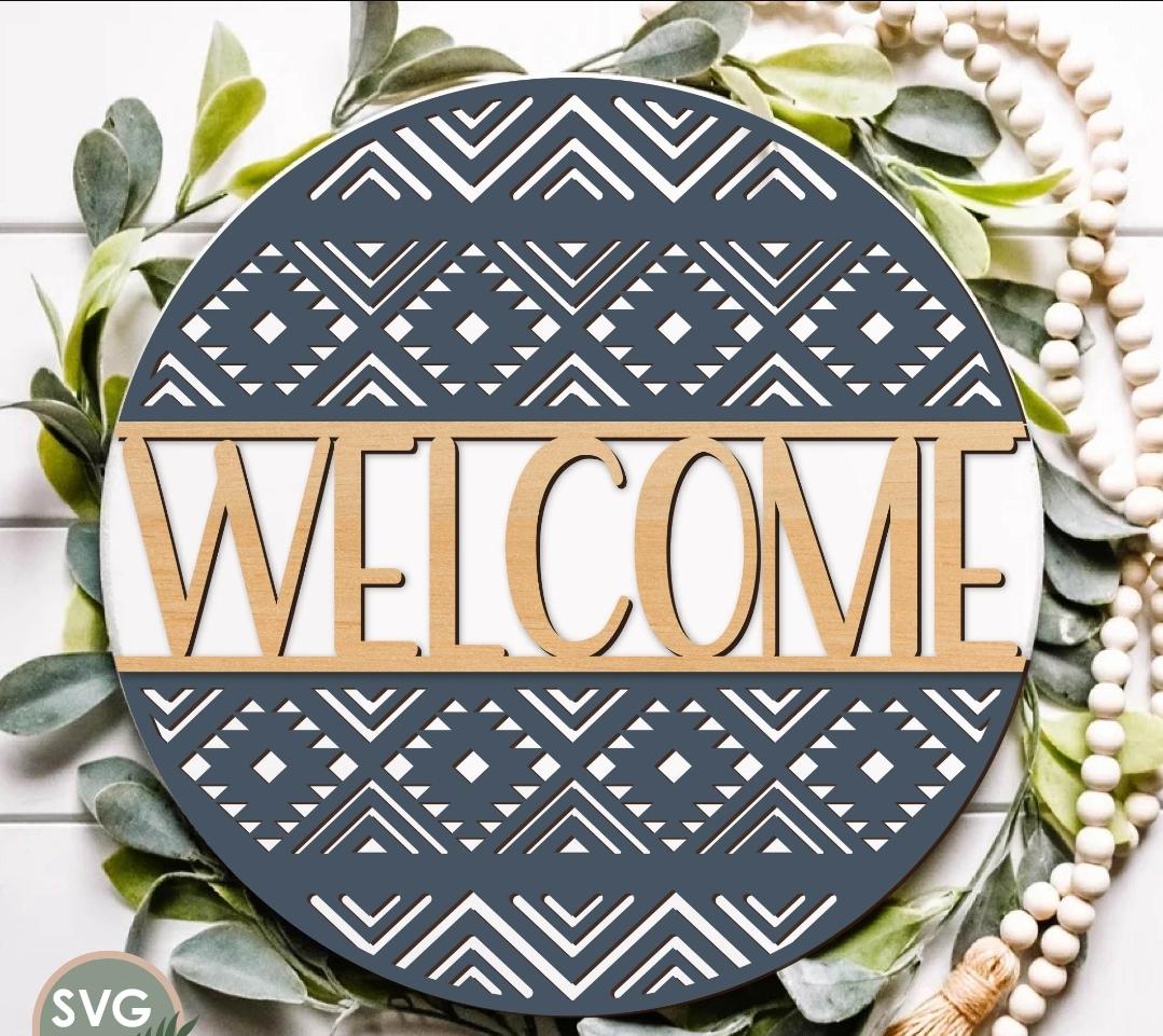 DIY Door Hanger Kit | Welcome Sign Craft Kit | 27 DESIGNS |