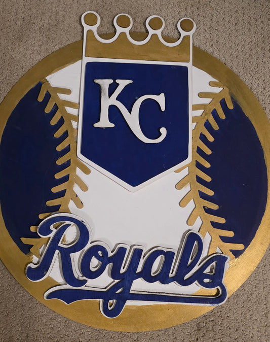 Kansas City Royals Decor, Royals Welcome Sign, KC Royals Door Hanger - 2 styles