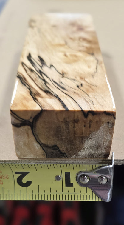 Stabilized Figured Maple Wood Blank 6 X 1 7 8 X 2