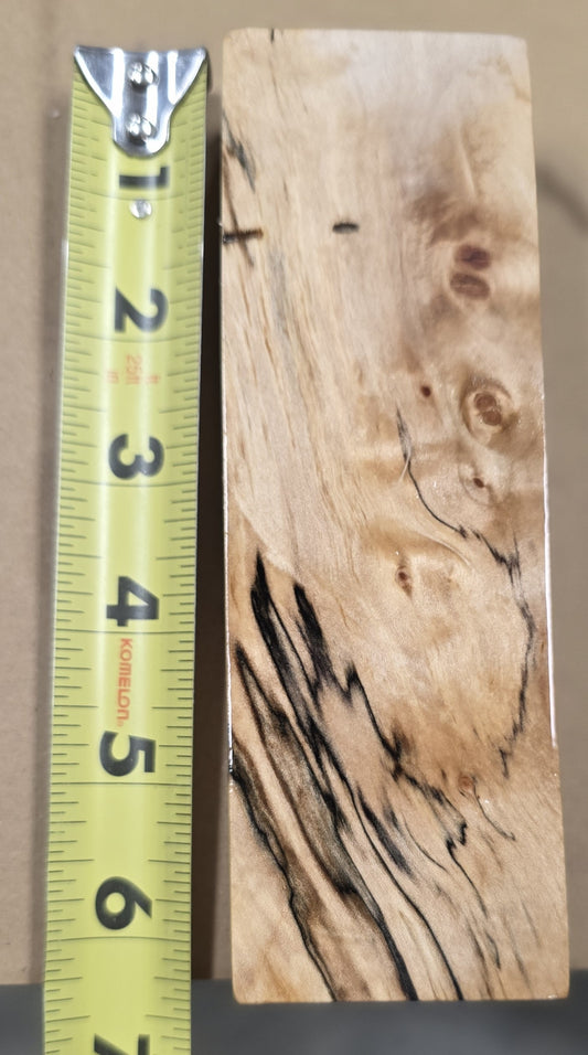 Stabilized Beech Wood Blank - 6" x 1-3/4" x 1-7/8"