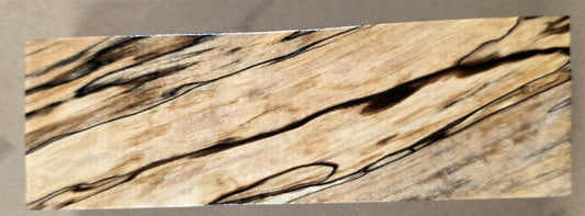 Stabilized Figured Maple Wood Blank - 6" x 1-7/8" x 2"