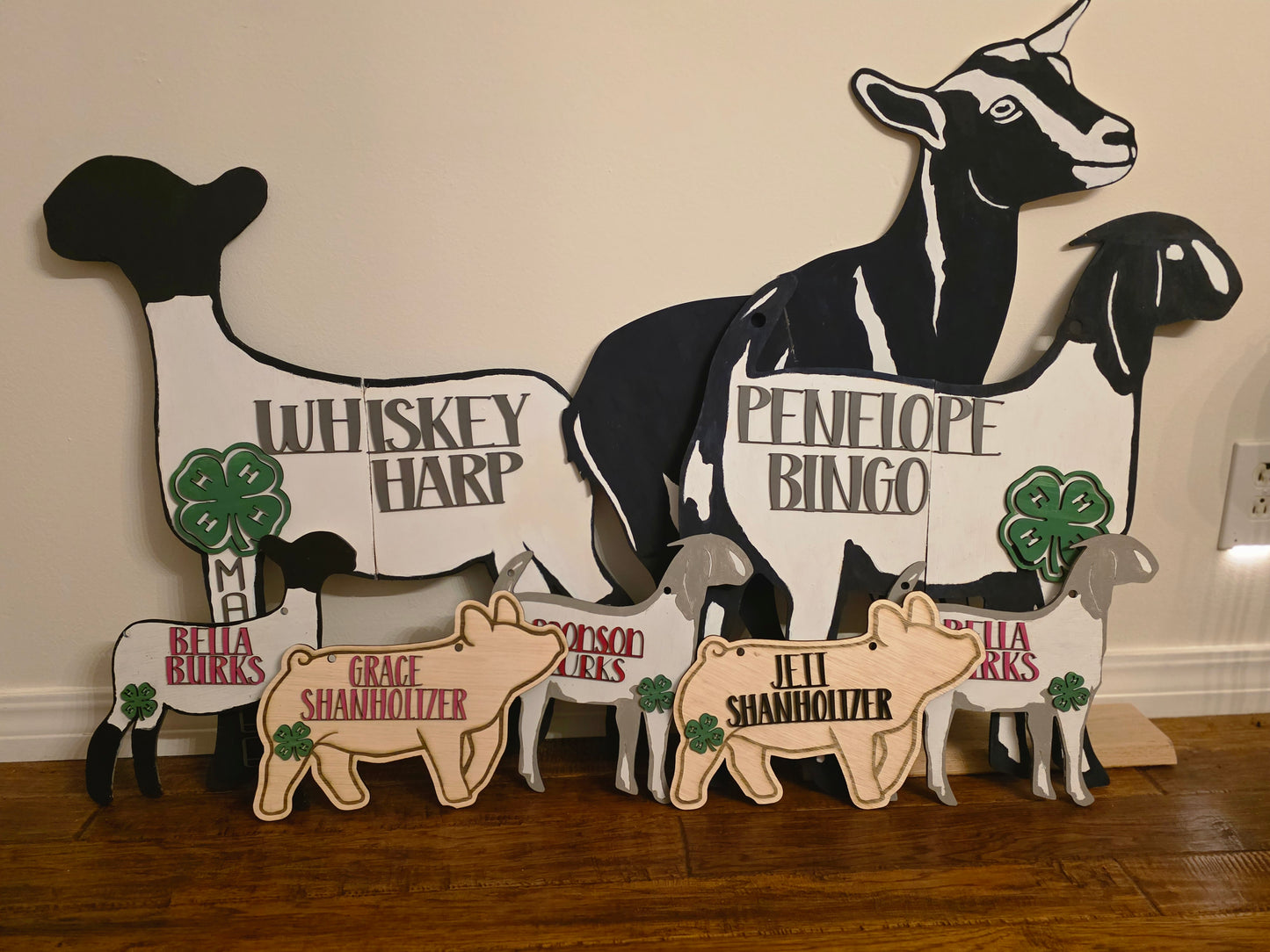 Custom 4-H Livestock Show Sign - Personalized Fair Display
