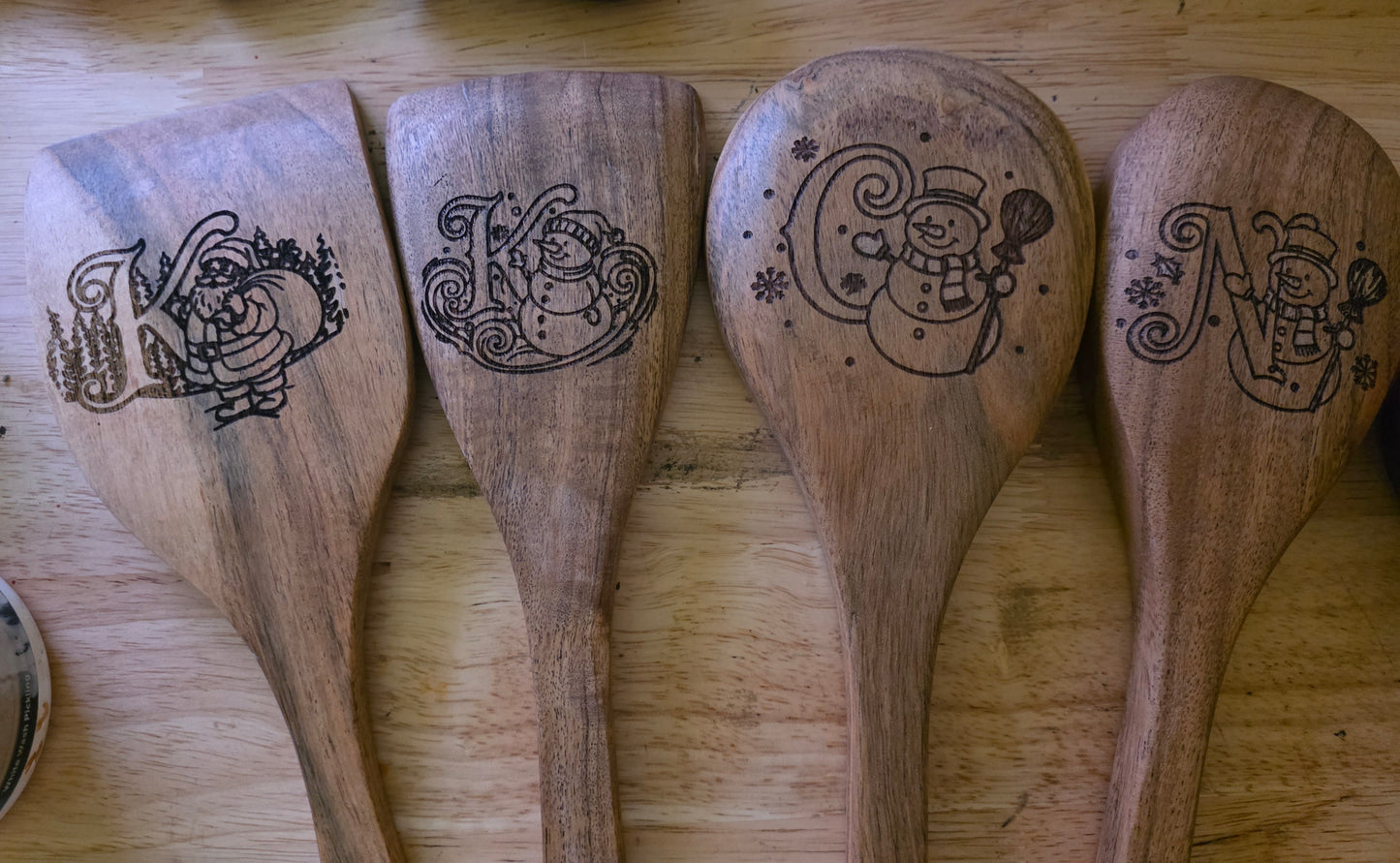 Personalized Acacia Wooden Spoons