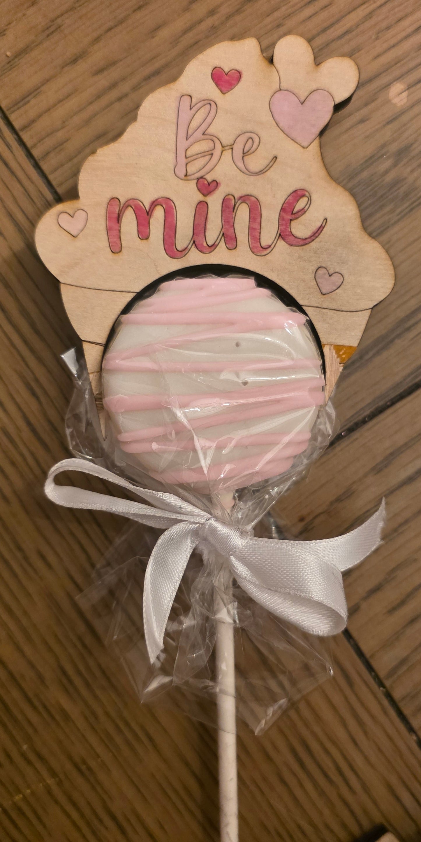 Cake Puck Tag, Cake Pop Card, Personalized Corporate Merch