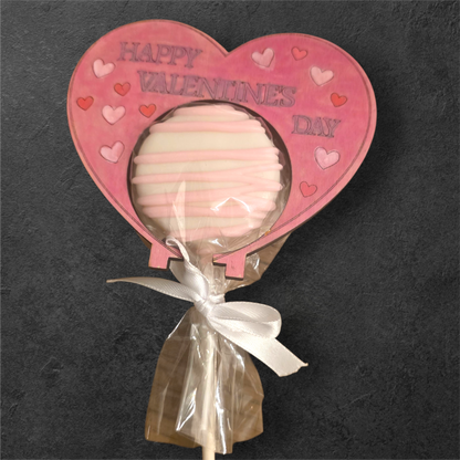Cake Puck Tag, Cake Pop Card, Personalized Corporate Merch