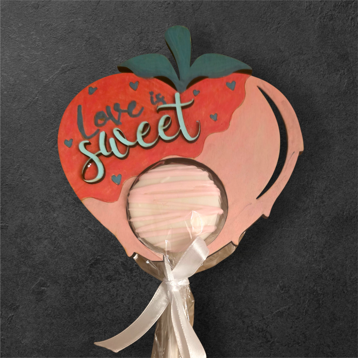 Cake Puck Tag, Cake Pop Card, Personalized Corporate Merch