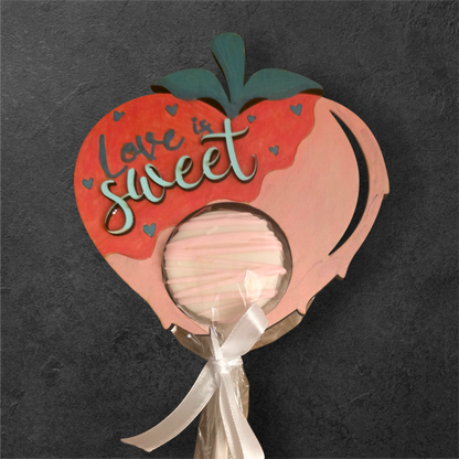 Cake Puck Tag, Cake Pop Card, Personalized Corporate Merch