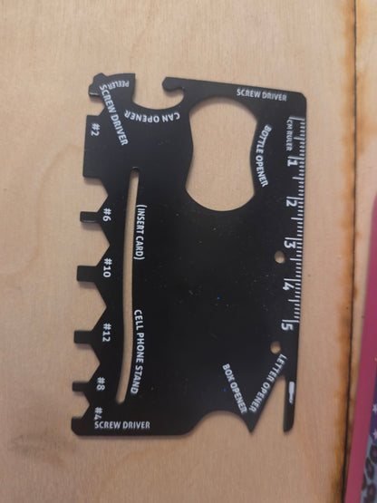 Personalized Wallet Multi-Tool Card