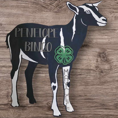 Custom 4 H Livestock Show Sign Personalized Fair Display