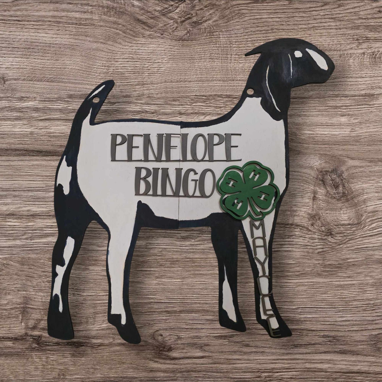 Custom 4-H Livestock Show Sign - Personalized Fair Display