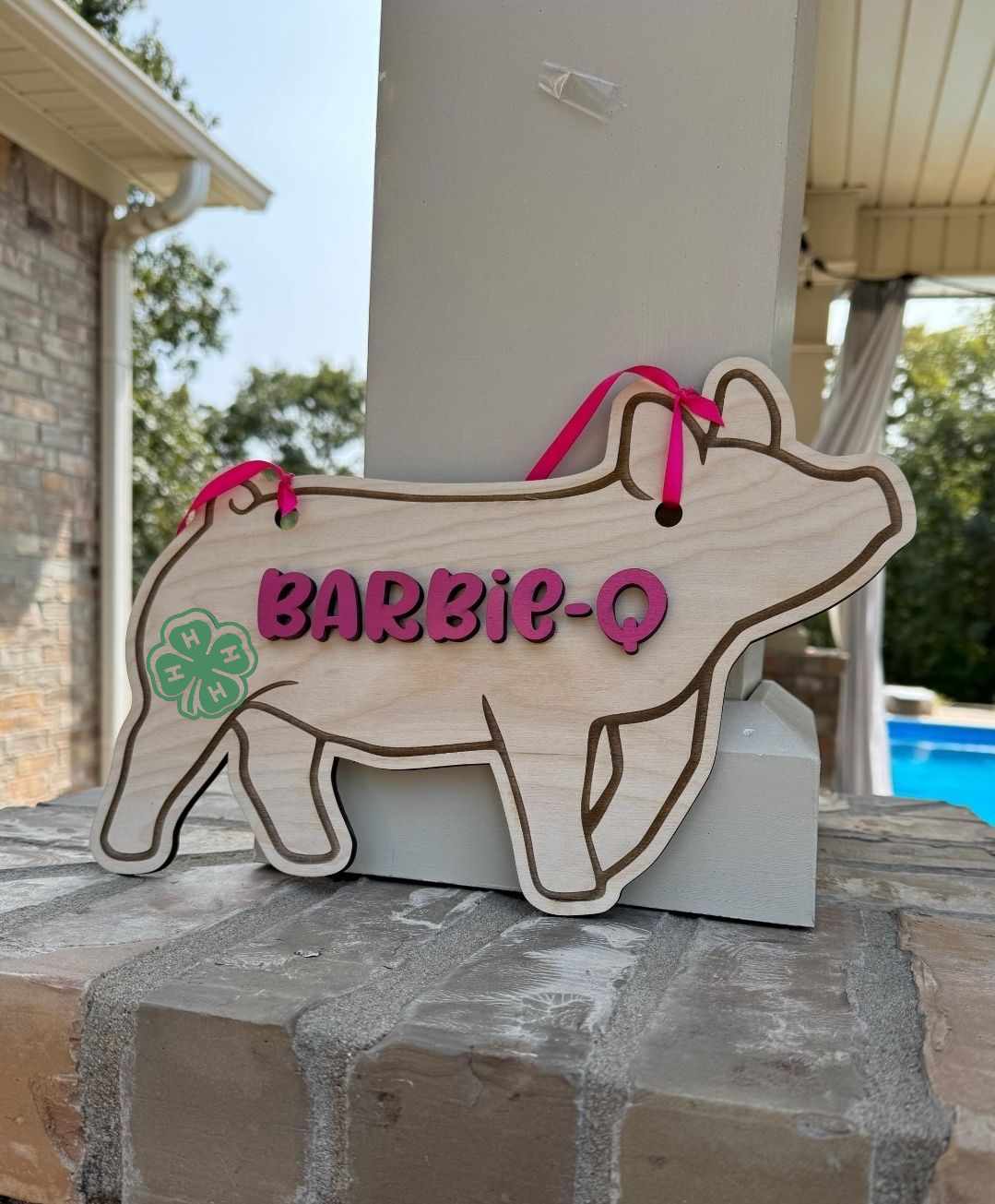Custom 4-H Livestock Show Sign - Personalized Fair Display