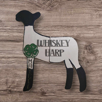 Custom 4 H Livestock Show Sign Personalized Fair Display