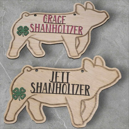 Custom 4 H Livestock Show Sign Personalized Fair Display