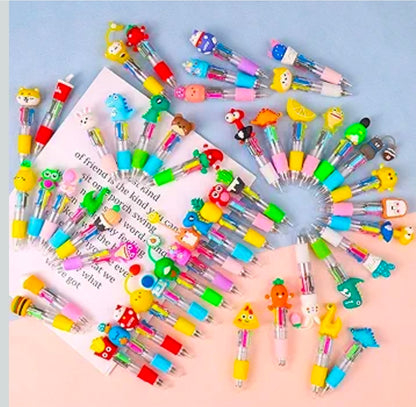 Multicolor Pen Valentine with Wooden Note