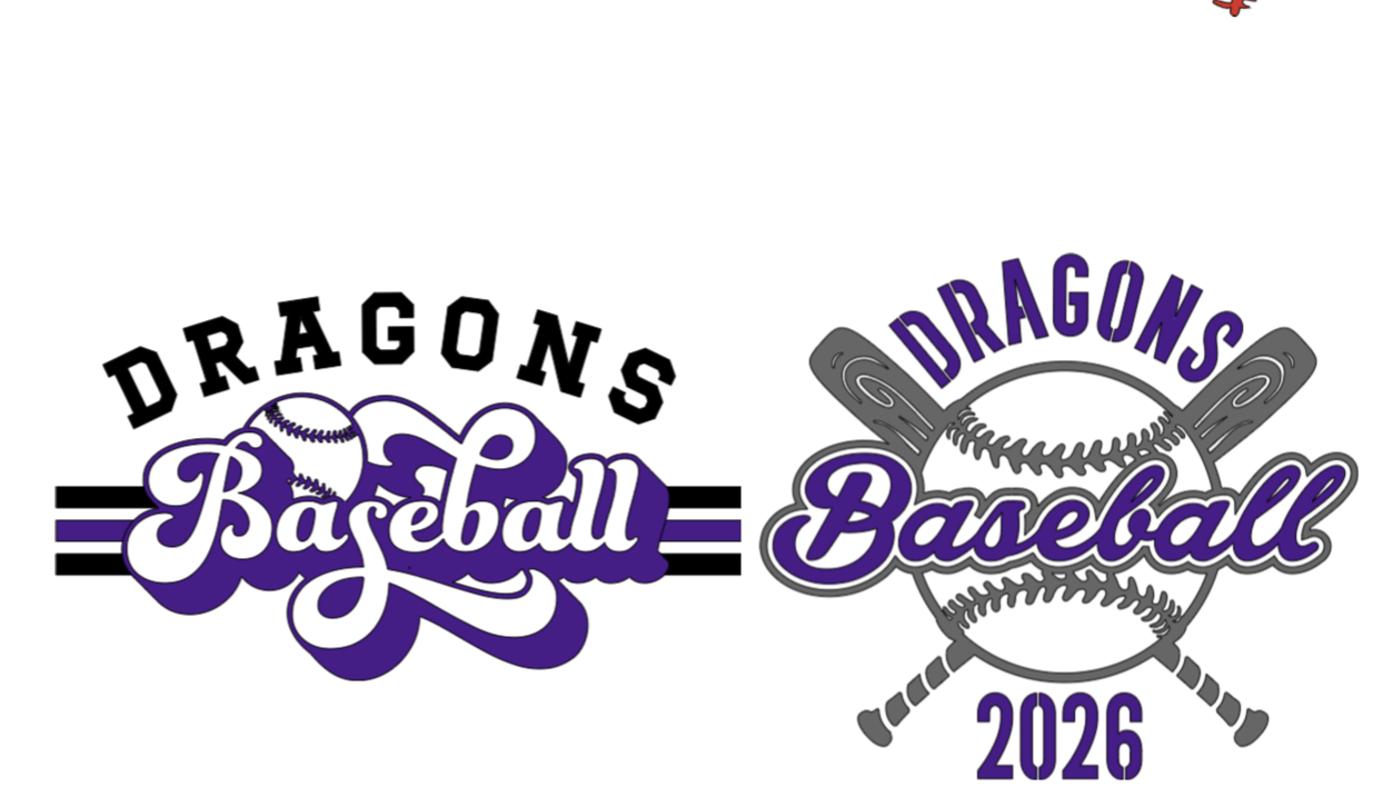 Dragons Baseball Shirt | Team Spirit Tee | Purple Baseball Fan Shirt | Game Day Shirt | Dragons Baseball Apparel